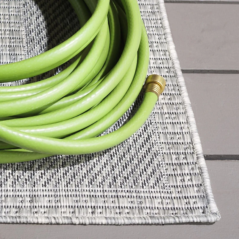 SAFAVIEH Beach House Joakim Bordered Indoor/Outdoor Area Rug