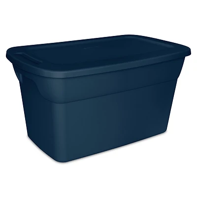 Sterilite 114 L Tote Box- Marine Blue