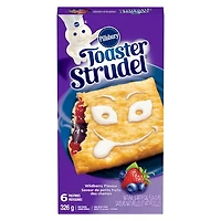Pillsbury Toaster Strudel Wildberry Pastries, 6 Pastries, 326 g