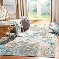 SAFAVIEH Madison Candelario Abstract Polka Dots Area Rug