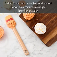 Way-to-Celebrate 12" Silicone Spatula, Apple Pie, Orange, WAY-TO-CEL PL SILICONE SPATULA