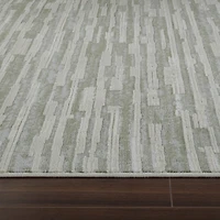 Rug Branch Nomad Abstract Indoor Area Rug, Green Beige, Modern - Living Room, Bedroom, Dining Room, and Kitchen