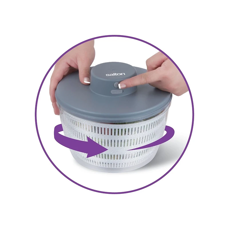 Essoreuse à salade rechargeable sans fil Salton, SP2109