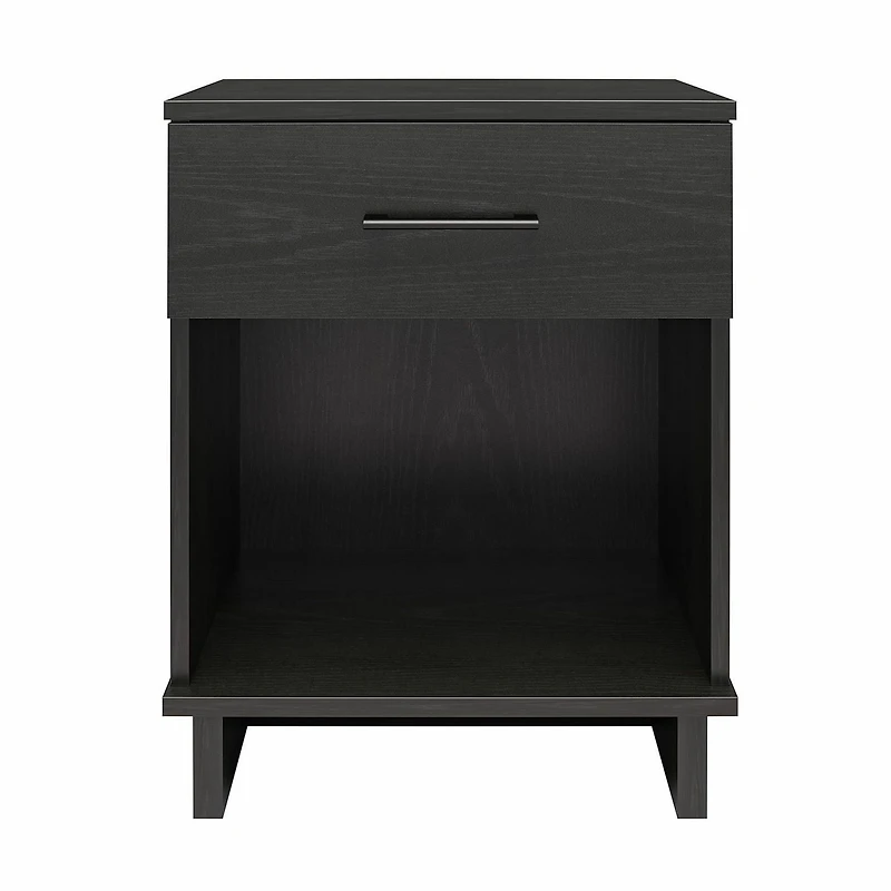 Ameriwood Home Southlander Table de chevet 1 tiroir Chêne noir