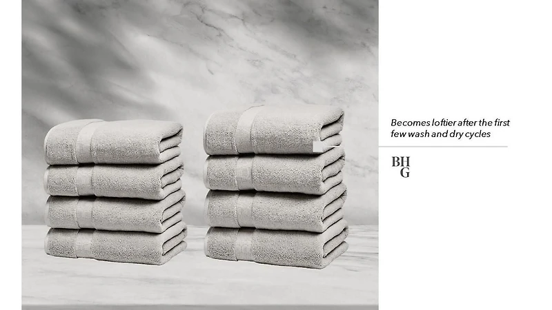 Better Homes & Gardens Signature Soft Solid Towel Collection, Four Sizes