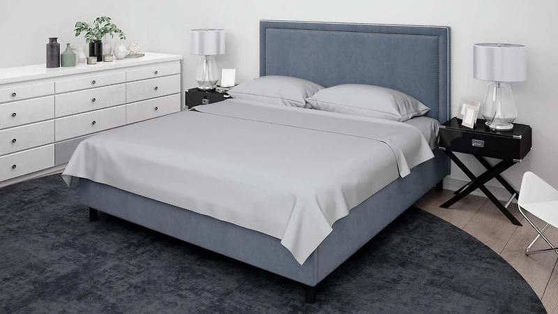 Ensembles de draps en coton liquide Johnson Home 500 fils au pouce carré