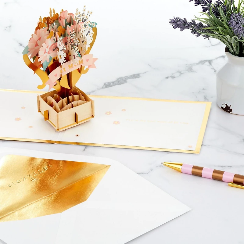 Carte Signature en relief de la fête des Mères, Paper Wonder de Hallmark (« All Time Best »)