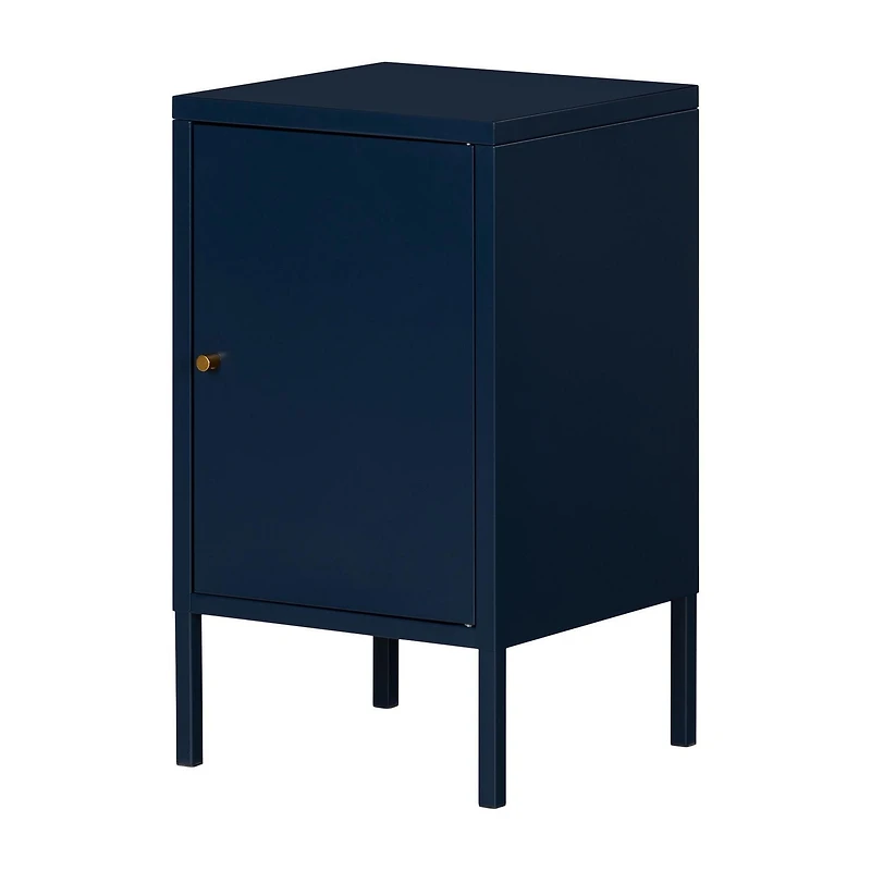 Table de chevet avec porte en métal de la collection Dylane South Shore