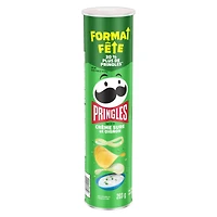 Méga boîte de croustilles Pringles Saveur de crème sure et oignon, 203 g 203g