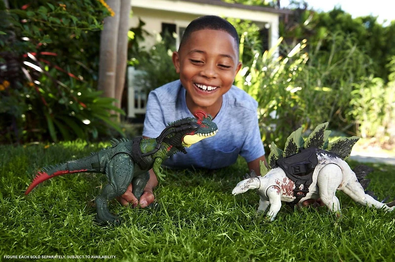 Jurassic World Sinotyrannus Méga Action Figurine, grand dinosaure