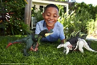 Jurassic World Sinotyrannus Méga Action Figurine, grand dinosaure