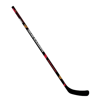 Franklin Sports Bâton de hockey de rue Blackhawks de la NHL - 48 po Jr pour droitier