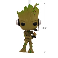 Décoration Hallmark de Noël, Groot jouant à un jeu vidéo, Marvel, Funko POP!, articles-cadeaux de culture populaire