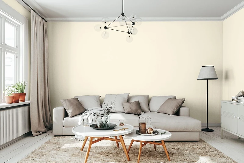 Rust-Oleum Sure Colour™ Peinture + Apprêt, Intérieur Coquille d'oeuf, Jaune Cajolerie 3,78L 3,78L