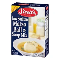 Streit's Matzo Ball & Soup Mix-Low Sodium KPY, Matzo Ball & Soup Mix-Low Sodium KPY 128g