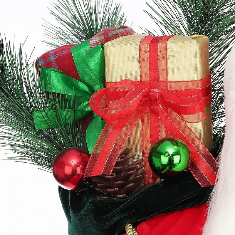 Holiday Time 48" Fabric Santa Decor