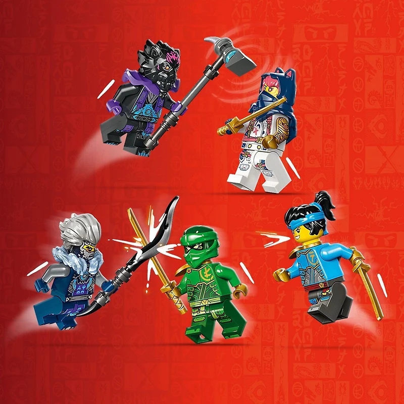 LEGO NINJAGO Egalt the Master Dragon Action Figure, Hero Toy Battle Set with 5 Ninja Minifigures for Group or Independent Play, Dragon Toy Gift Idea for Boys and Girls Ages 8 and Up, 71809, Includes 532 Pieces, Ages 8+