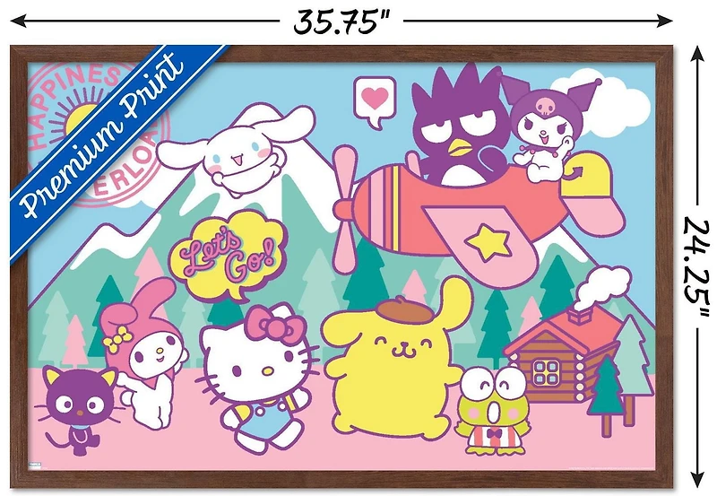 Hello Kitty and Friends - Happiness Overload Wall Poster
