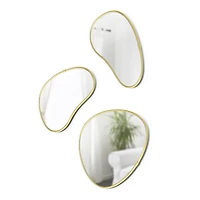 Umbra Miroirs Hubba Pebble, Lot de 3