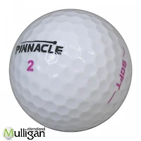 Mulligan - 36 Pinnacle Soft 5A Recycled Used Golf Balls, White