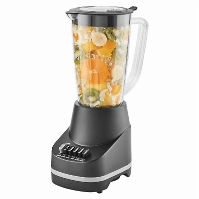 Mainstays 6 Speed Blender avec bocal de 48 onces avec lame en acier inoxydable, noir MAINSTAYS PL MELANGEUR 6V MS