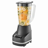 Mainstays 6 Speed Blender avec bocal de 48 onces avec lame en acier inoxydable, noir MAINSTAYS PL MELANGEUR 6V MS