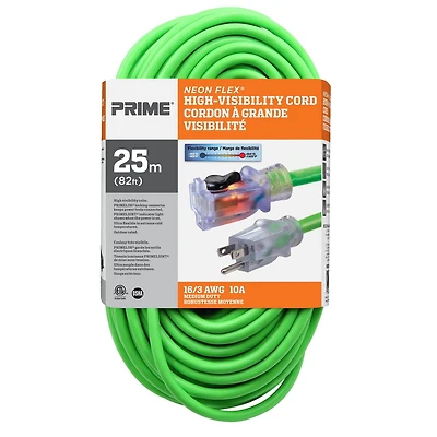 25m (82pi) 16/3 Neon Flex Rallonge