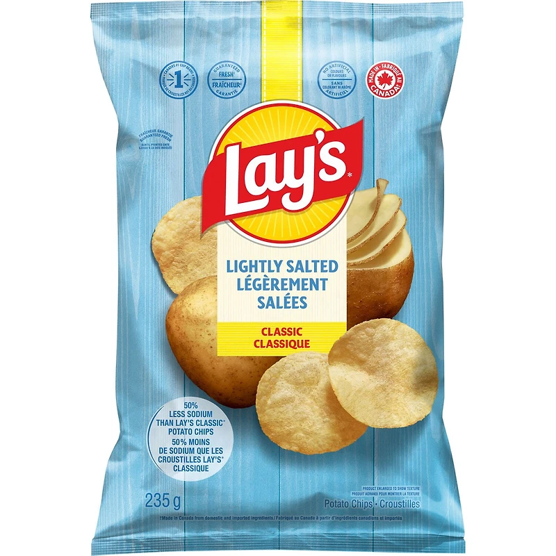 Lay's Croustilles Légèrement salées Classique