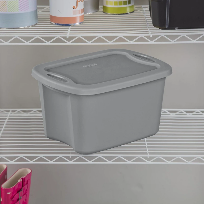 Bac de manutention Sterilite de 19L- Gris 2T-5T