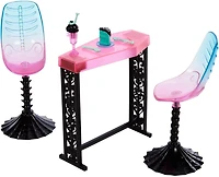 Coffret de jeu Café Monstre Monster High Café avec 2 animaux de compagnie