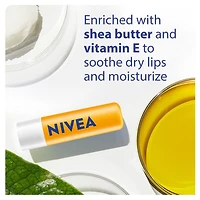 NIVEA Baume à lèvres Soleil 24H d'hydratation avec FPS 30, Paquet Duo 2 x 4.8g