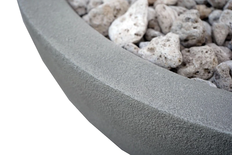 Bond Canmore 36 Inch Envirostone Fire Bowl - 52614, 65,000 BTU