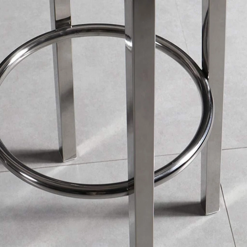 Plata Import Stainless Steel Stool Rotating Counter 26"  Chair Home Round Dining Chair Height Kitchen Coffee Shop