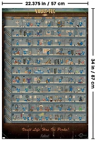 Fallout 4 - Vault Life Wall Poster, 22.375" x 34"
