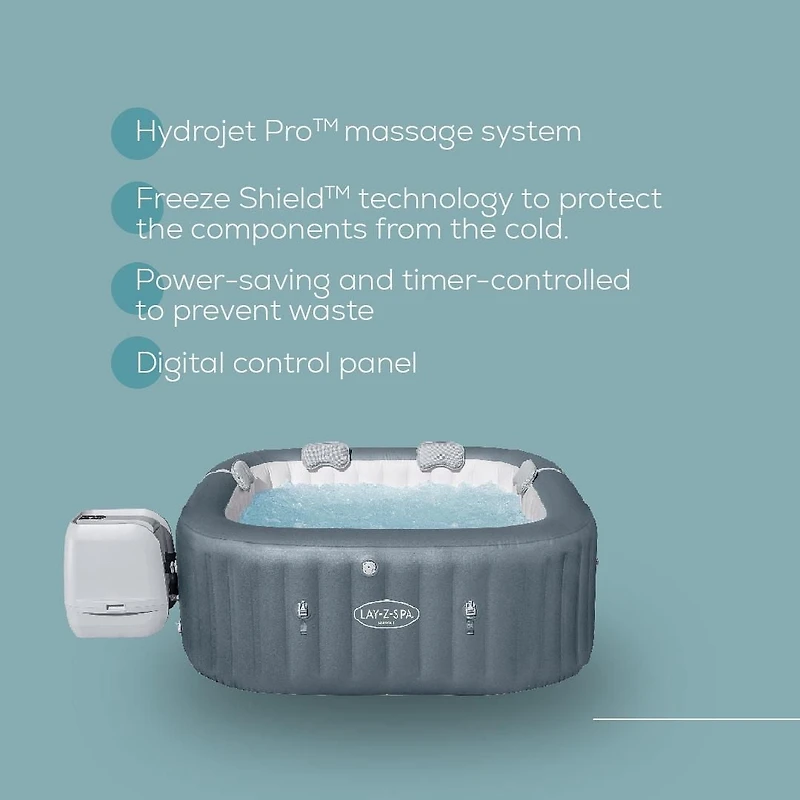 Spa gonflable SaluSpa® Hawaii Smart HydroJet Pro™ pour 4 à 6 personnes