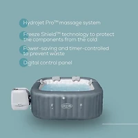 Spa gonflable SaluSpa® Hawaii Smart HydroJet Pro™ pour 4 à 6 personnes