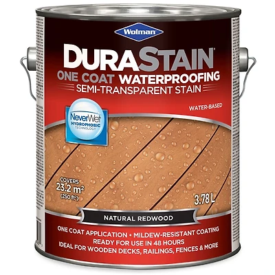 Wolman™ DuraStain® One Coat<br>Waterproofing Semi-Transparent Stain