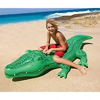 Intex Giant Gator Ride-On for Kids, Age 3+, Inflatable Pool Float, 45” x 80”