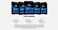 OWC Atlas Pro 512 GB Class 10/UHS-II (U3) V60 SDXC - 1 - 250 MB/s Read - 130 MB/s Write - 3 Year Warranty