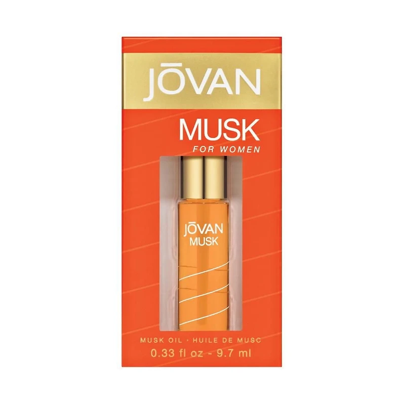 Jovan Woman Musk Oil, Floral fragrance, notes of jasmine, neroli, bergamot, and musk, 10ml