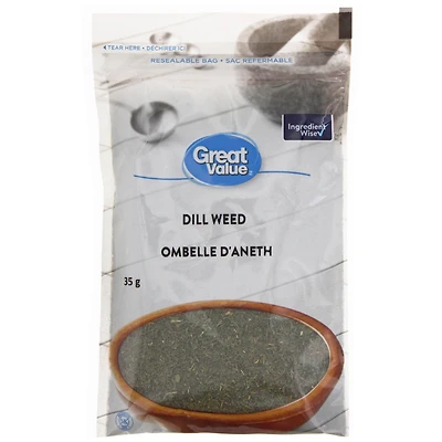 Great Value Dill Weed, 35 g