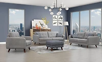 Topline Home Furnishings 3-piece Set: Sofa, Loveseat, & Chair