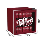 Dr. Pepper 1.8-cu ft Compact Refrigerator - Maroon