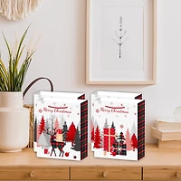 Christmas Gift Bags (Buffalo Plaid) (Asstd) (Large) - Set of 12