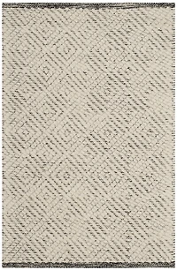 Safavieh Natura Eanna Tapis Géométrique, ivoire / gris clair, 6' X 9'