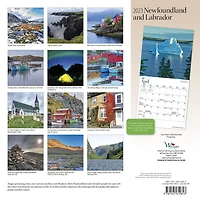 Newfoundland & Labrador | 2023 12x24 Inch Square Wall Calendar