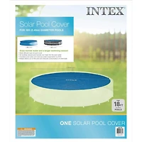 Couverture de piscine solaire Intex de 18 pieds, âge : adulte