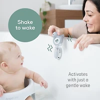 Angelcare® Baby Bath & Room Thermometer with Flashing Red Hot Alert, Cold Display, Auto-off, Shake Activation, Battery Included