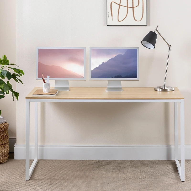 Zinus Jennifer bureau d’ordinateur, table à manger ou table polyvalente de 55 po
