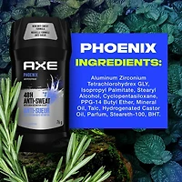 AXE Phoenix Menthe Broyée et Romarin Antisudorifique en Bâton (Format Économique 4 X 76gms)